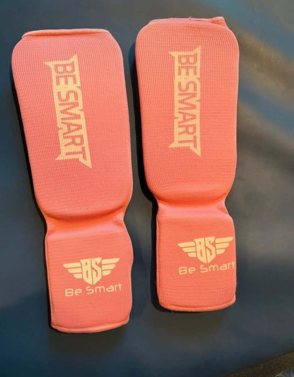 Be Smart Shin Instep Pads Size 2XS Pink MMA Muay Thai Kick Boxing